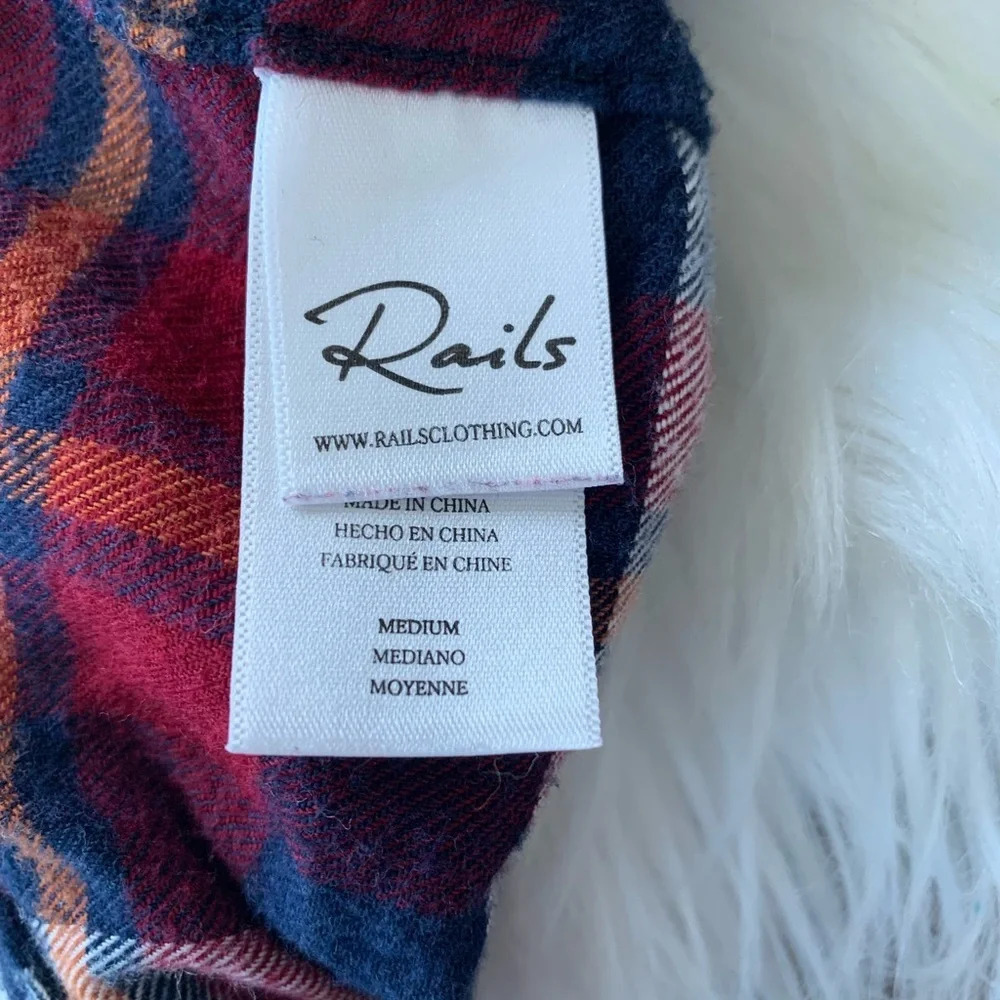 Rails Button Down Tshirt Dress - image 7